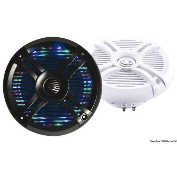 Casse a due vie con LED multicolor programmabili
