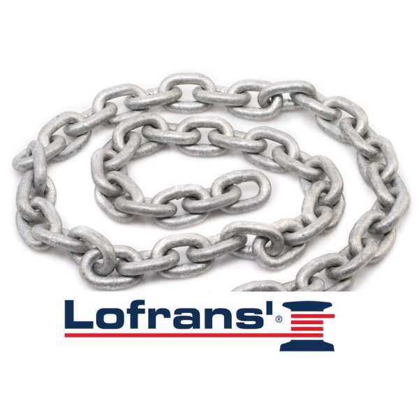 Catena calibrata 6 mm G40 Lofrans DIN 766 qualità premium