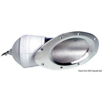 Coppia fari da murata ad incasso completi di bulbo stagno Sealed Beam da 4”