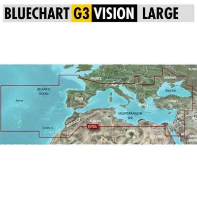 Garmin BlueChart g3 VISION Large. Europa meridionale. Cartografia SD MicroSD. VEU723L