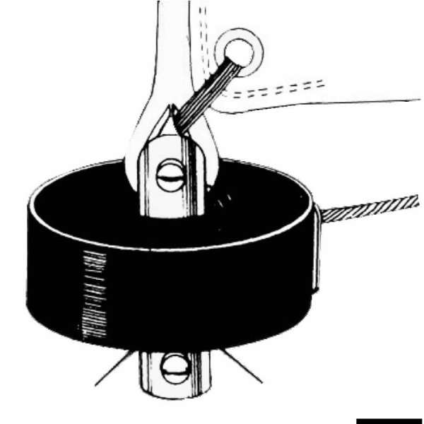 Girafiocco con ritorno manuale a cimetta SEA SURE 