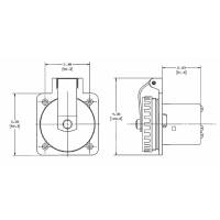 Spina ad incasso Inox 50 Amp.