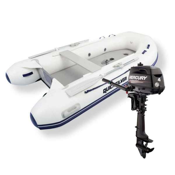 Tender AIRDECK 250 Quicksilver con motore Mercury 4 fuoribordo