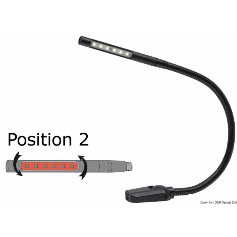 Faretto LED snodato lettura carte LABCRAFT ML