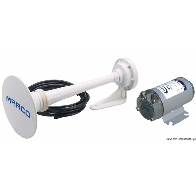 Tromba MARCO in ottone con compressore