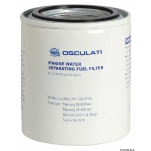 Filtro benzina con cartuccia a perdere da 10 micron