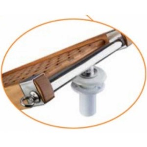 Passerella pieghevole super leggera in legno marino