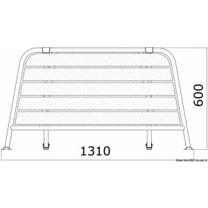 Plancetta di poppa per barche a vela / motorsailer