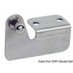 Piastrina di fissaggio versione a squadra a sbalzo