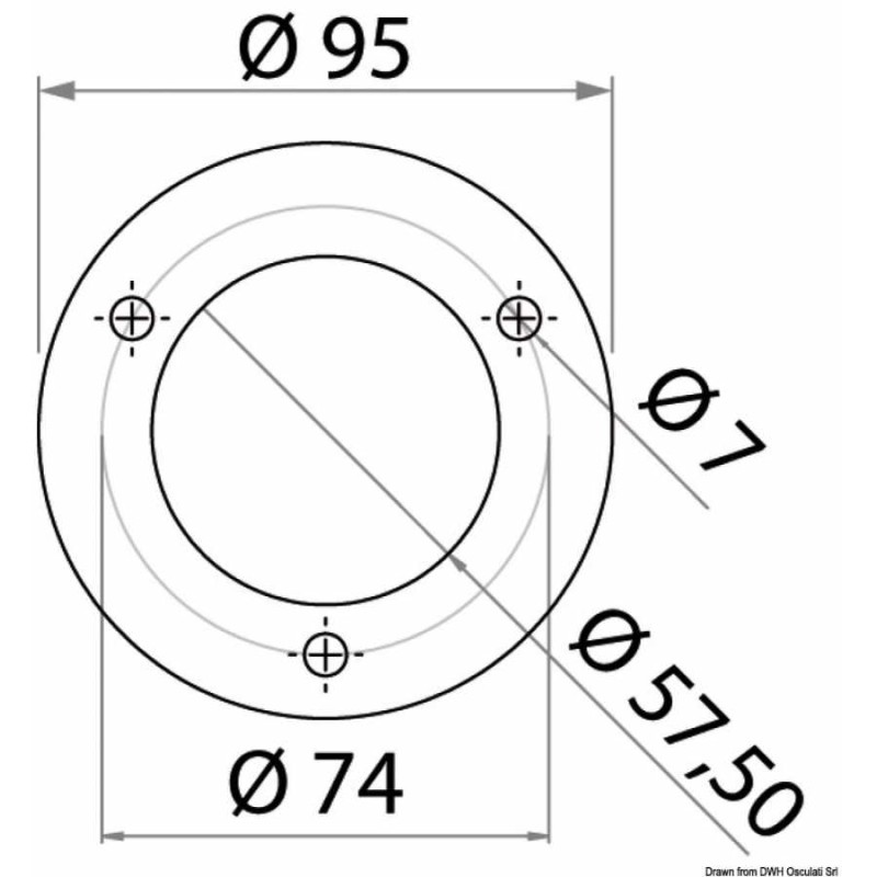 Boccola per palo in carbonio