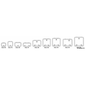 Protezioni per passouomo Grigio Lewmar Low/Medium profile