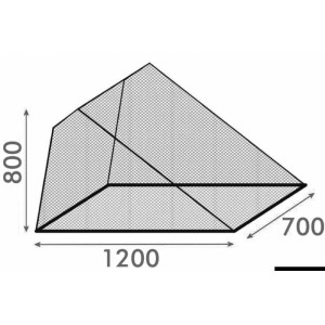 Telo anti-zanzare per passi uomo da esterno 