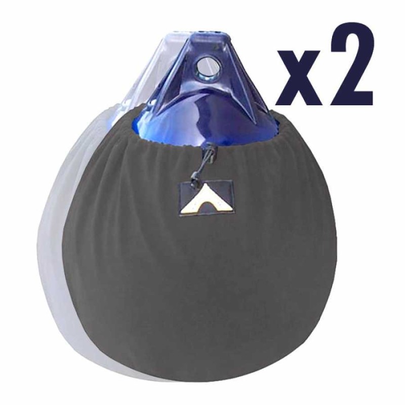 Kit 2 copriparabordi GRIGIO per Polyform serie A