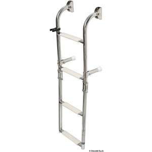 Scaletta pieghevole fissaggio su murata