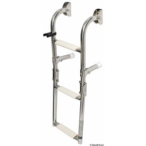 Scaletta pieghevole fissaggio su murata