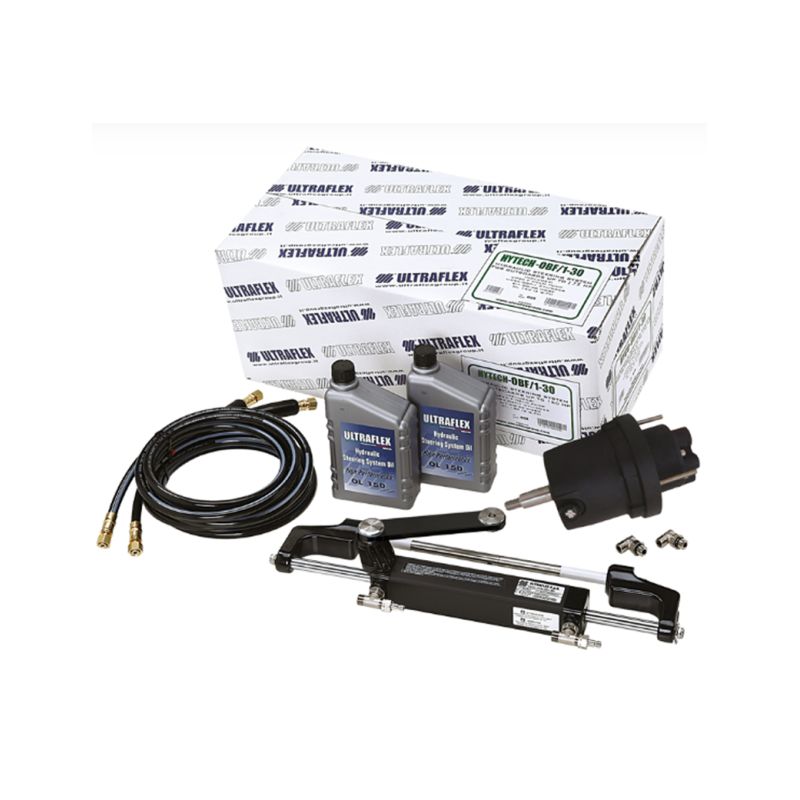 Timoneria Idraulica Ultraflex Hytech Kit con Tubi – Fuoribordo fino a 175 HP