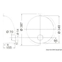 Lavello tondo e ovale  In acciaio inox lucidati a specchio. - foto 3