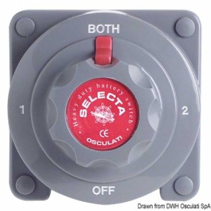 Osculati Interruttore/deviatore per batterie Selecta