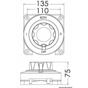 Interruttore/deviatore per batterie Selecta - foto 2