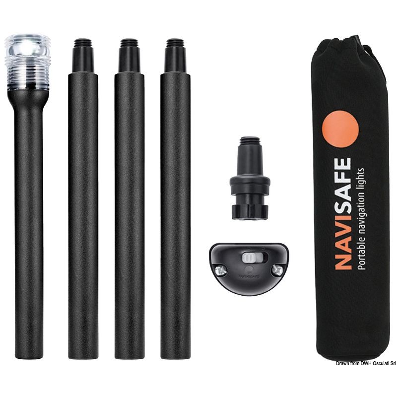 NAVISAFE Kit fissaggio + asta + luce di fonda 360° - foto 1
