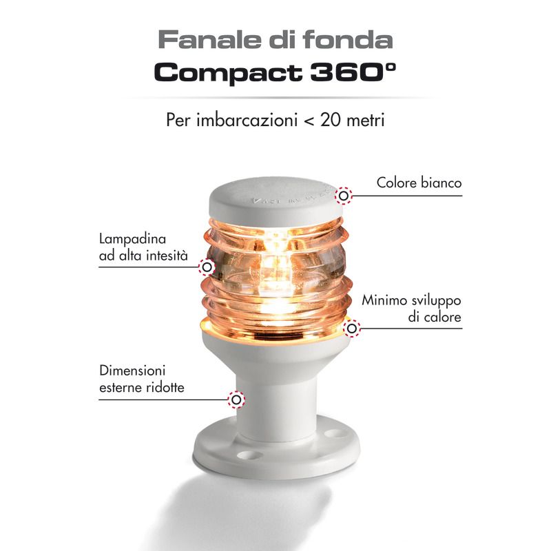 Fanale di fonda Compact 360° - foto 1