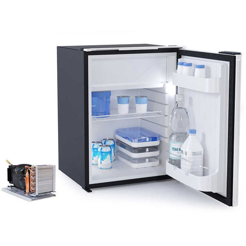 Frigorifero Nautico Vitrifrigo C75L Chromelock Nero 75 Litri 12/24V con Freezer e Compressore Remotizzabile - foto 1