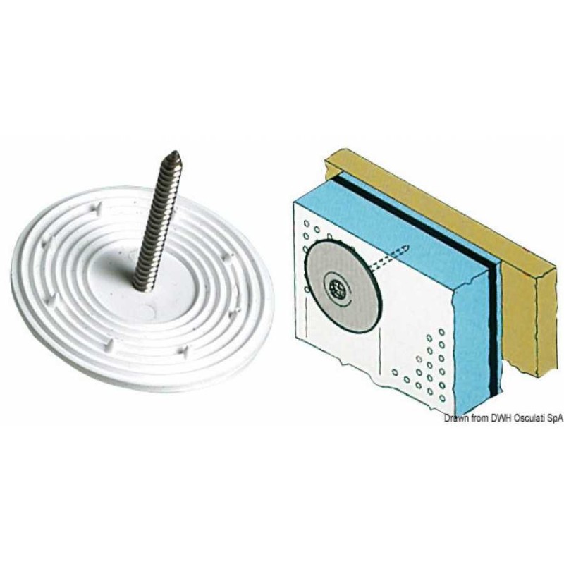 Rondella dentata in plastica - foto 1