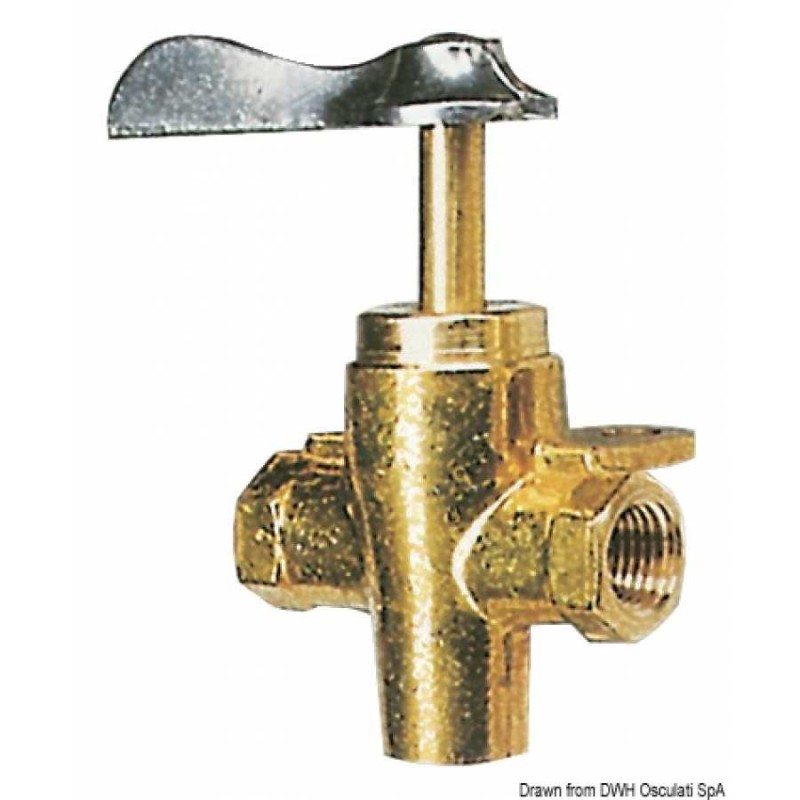 Rubinetto carburante a 3 vie - foto 1