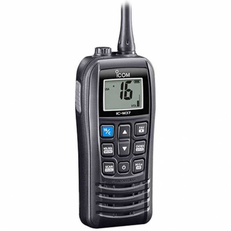 VFH portatile Icom IC-M37E ricetrasmettitore galleggiante