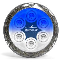 Bluefin LED Piranha P12 Faro Subacqueo 12/24V 6200 Lumen IP68 Nautico - foto 2