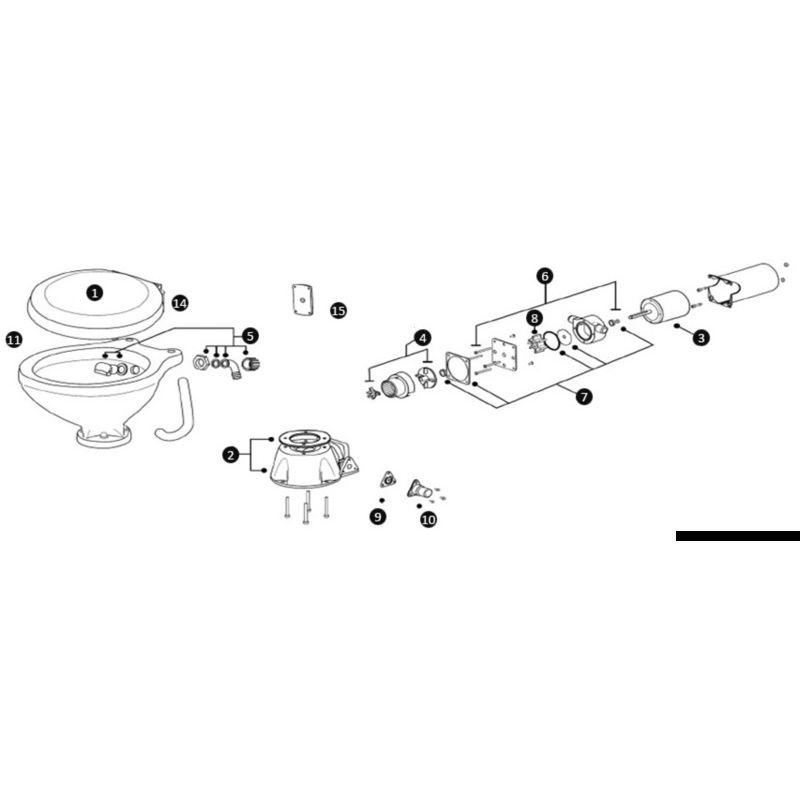 Ricambi ed accessori per WC elettrici STANDARD ed EVOLUTION - foto 1