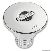 Tappo di rifornimento in ottone cromato - foto 2