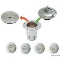 Tappo di rifornimento in ottone cromato - foto 7