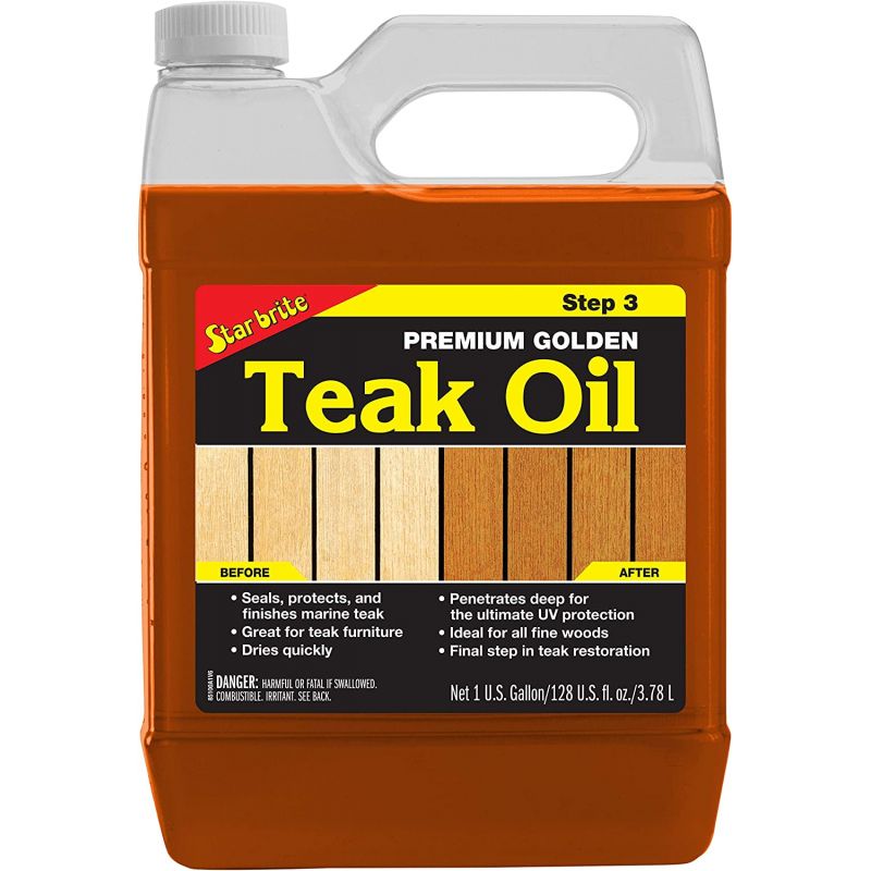 Star Brite Golden Teak Oil – Olio ecologico Dorato per Legno Teak