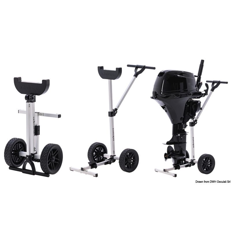 Cavalletto motore ODESEA TX-65 con ruote e pieghevole - foto 1