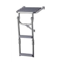 Plancetta di poppa in PVC con scaletta pieghevole - foto 1