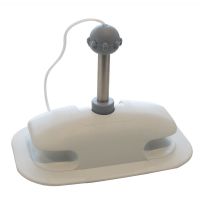 Ceredi Scalmiera in PVC grigio RAL 7035