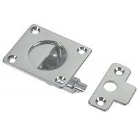 Foresti & Suardi Alzapagliolo e ferma porta mm.45x42 ottone cromato