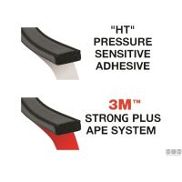 Guarnizione Trim-Lok Flat Rubber Seal Black - foto 5