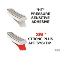 Guarnizione Trim-Lok Flat Rubber Seal White - foto 5