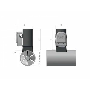 Kit Completo Elica di Prua Max Power CT 45 12V