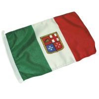 Bandiera italia marina mercantile in stamina di poliestere - foto 1