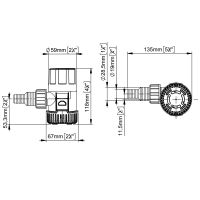 Pompa di Sentina a Immersione Marco UP501 con Valvola di Non Ritorno Integrata 32 l/min 12V / 24V - foto 2