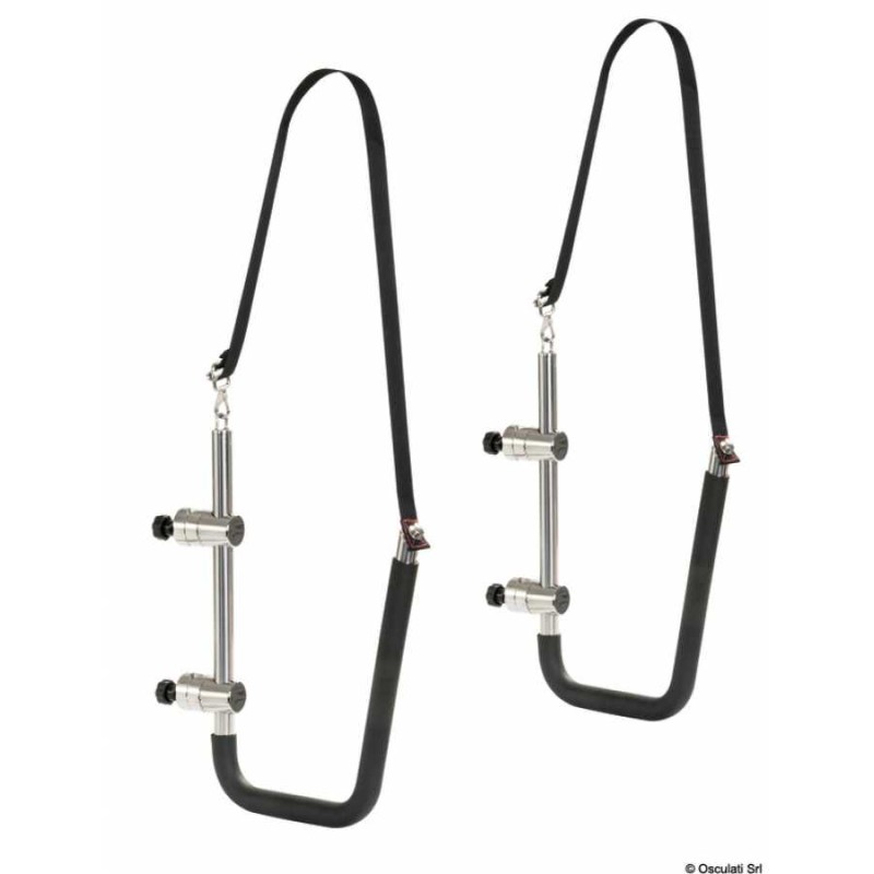  Kit porta sup o porta passerella in acciaio inox