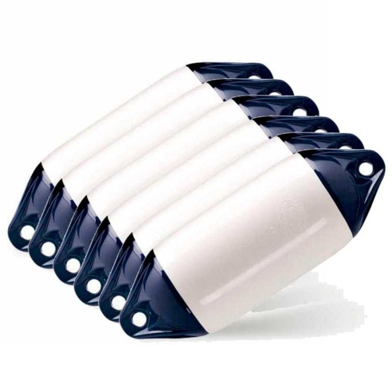 Parabordo POLYFORM F2 Offerta 6 pezzi - Testa BLU Norvegia