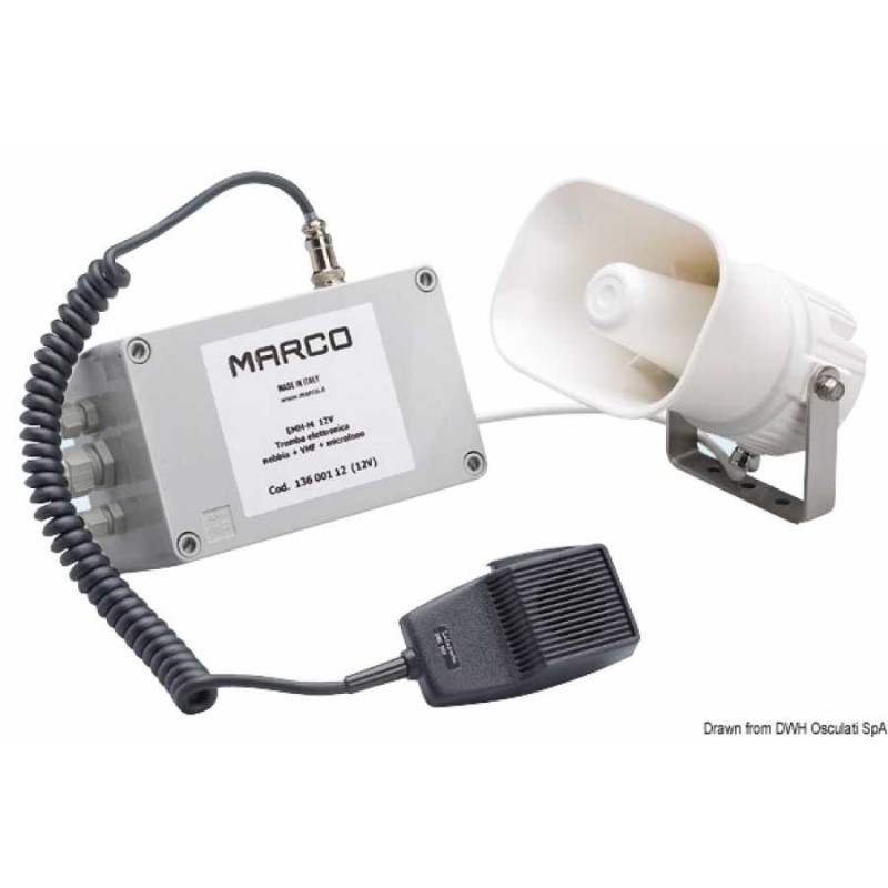 Tromba / fischio elettronico multifunzionale MARCO