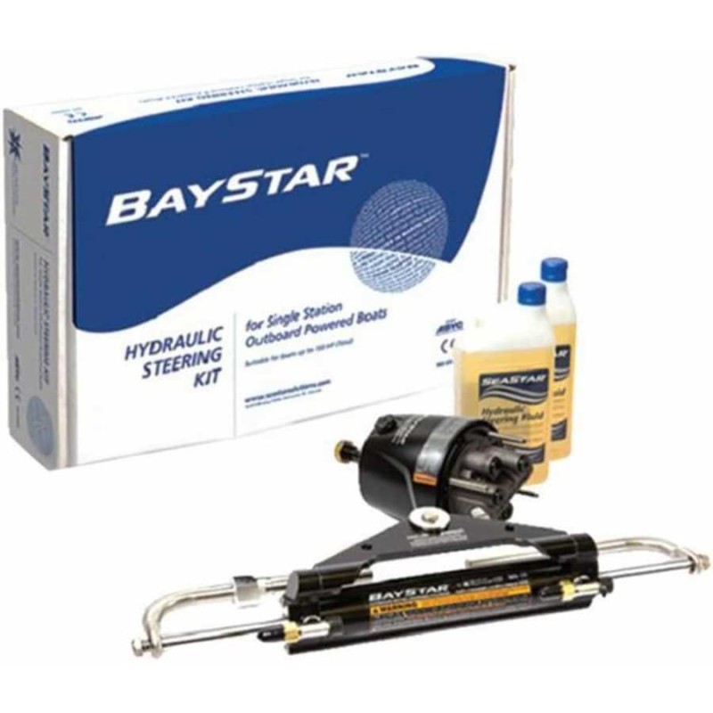 Kit Timoneria Idraulica BAYSTAR HK4300A-3 Fuoribordo Senza Tubi Fino a 115HP SeaStar