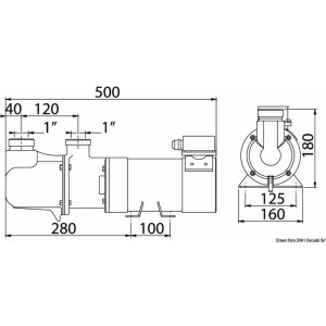 Elettropompa CEM Sbr autoadescante monovite in bronzo