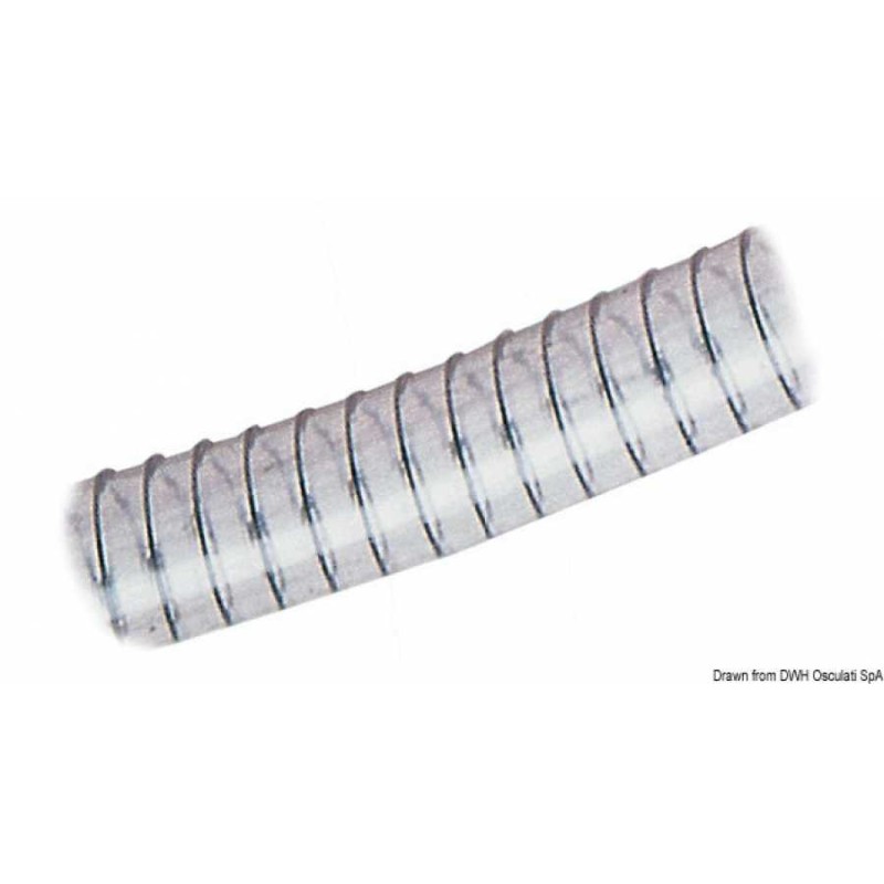 Tubo spiralato classico per servizi sanitari, pompe, ecc