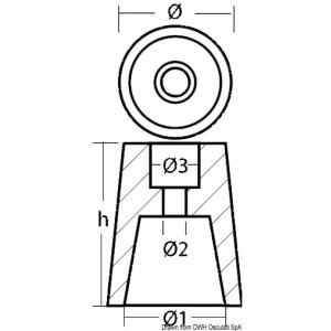 Anodo linee d’asse Radice